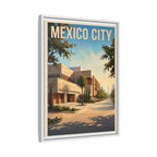 Mexico City Embassy Wrapped Canvas Framed