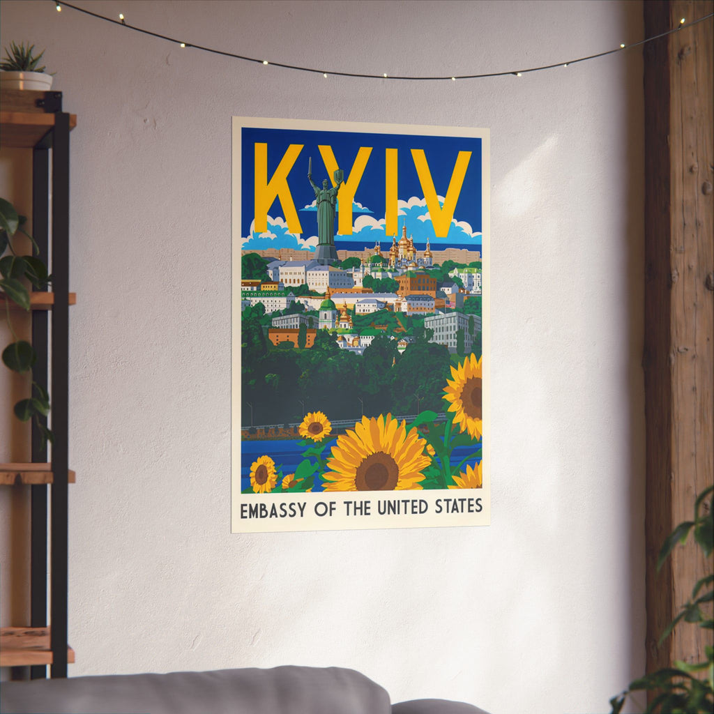 Kyiv Embassy Matte Vertical Poster