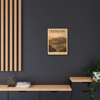 Athens Embassy Wrapped Canvas Framed