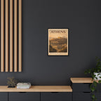 Athens Embassy Wrapped Canvas Framed