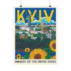 Kyiv Embassy Matte Vertical Poster