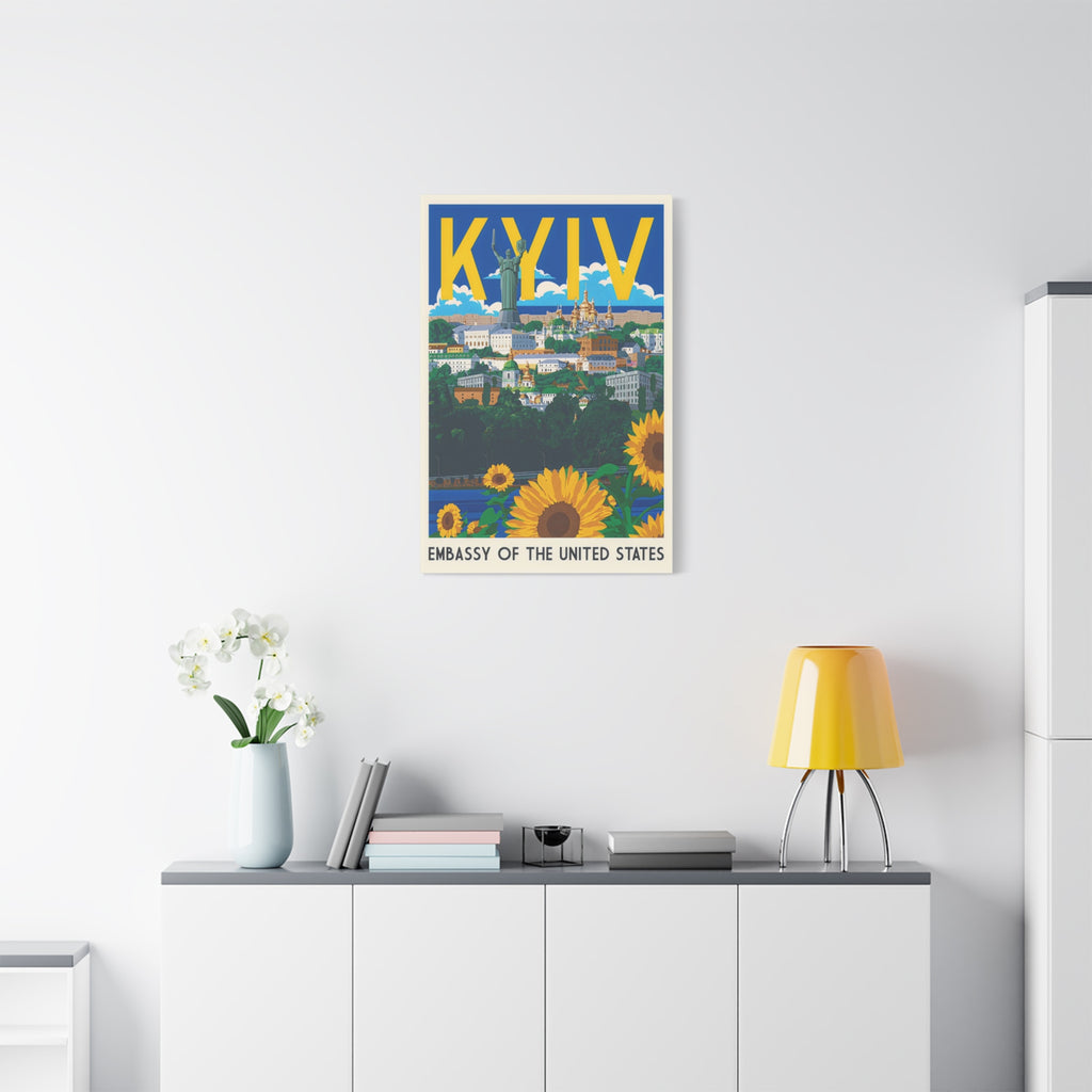 Kyiv Embassy Canvas Wrap