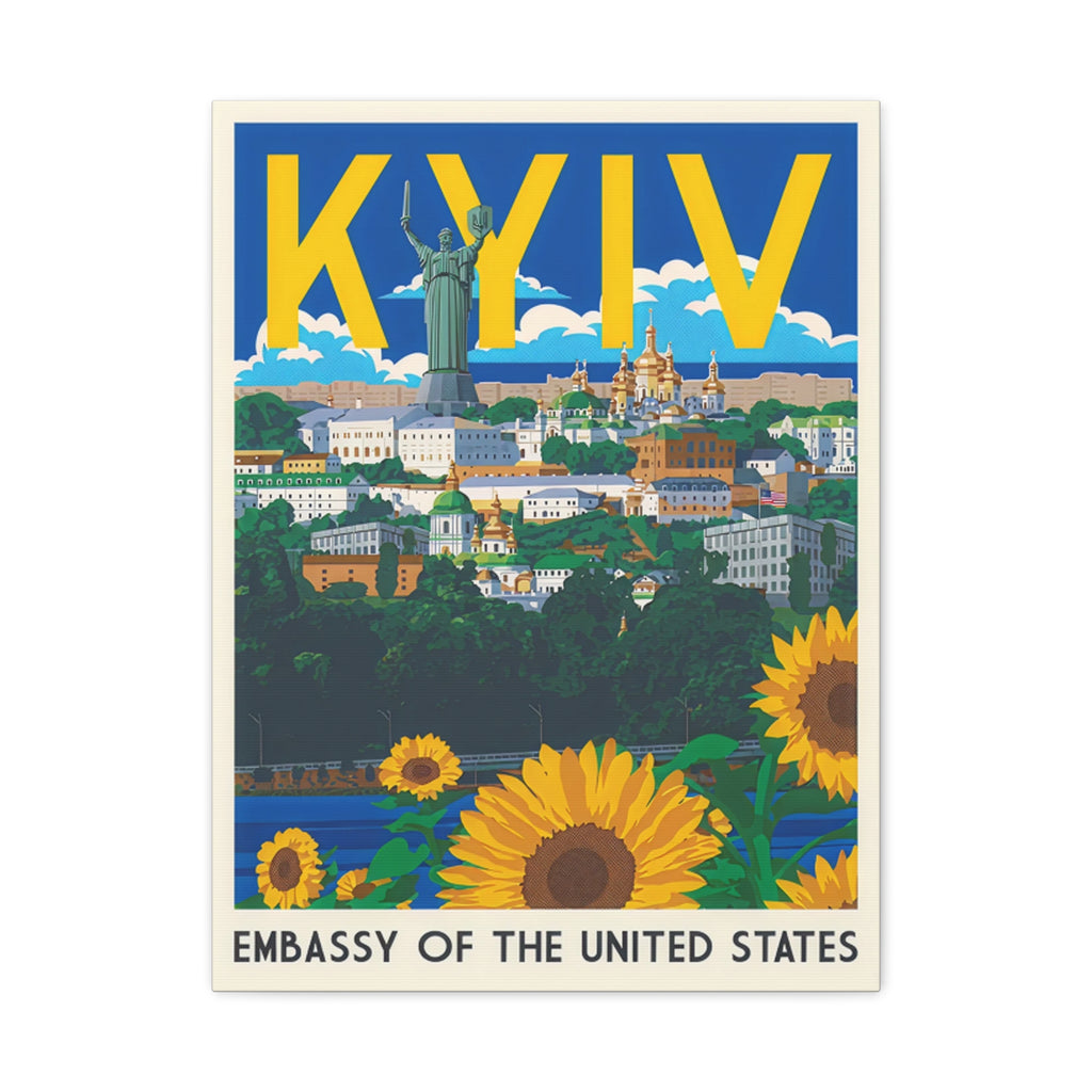 Kyiv Embassy Canvas Wrap