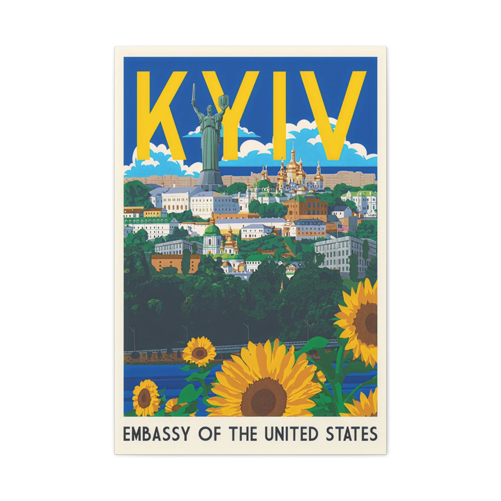 Kyiv Embassy Canvas Wrap