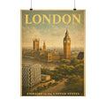London Embassy Matte Vertical Poster