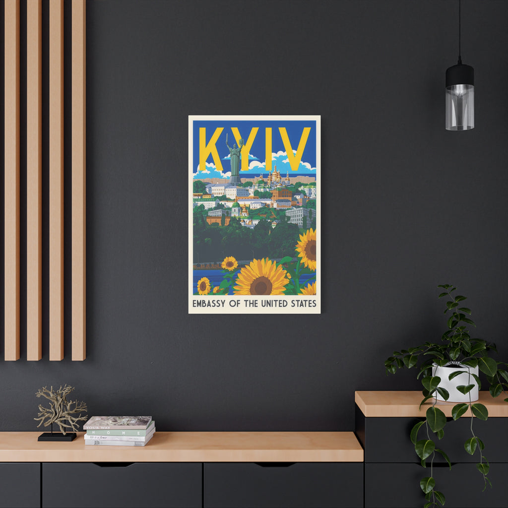 Kyiv Embassy Canvas Wrap