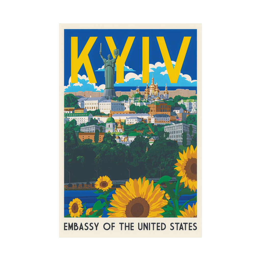 Kyiv Embassy Matte Vertical Poster