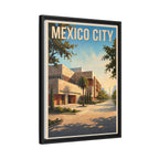 Mexico City Embassy Wrapped Canvas Framed