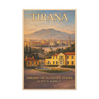 Tirana Embassy Wrapped Canvas