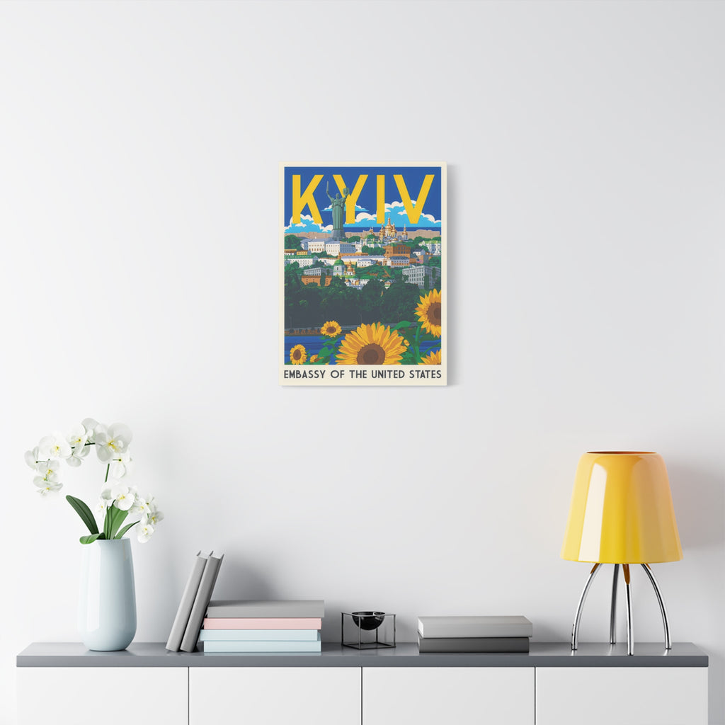Kyiv Embassy Canvas Wrap