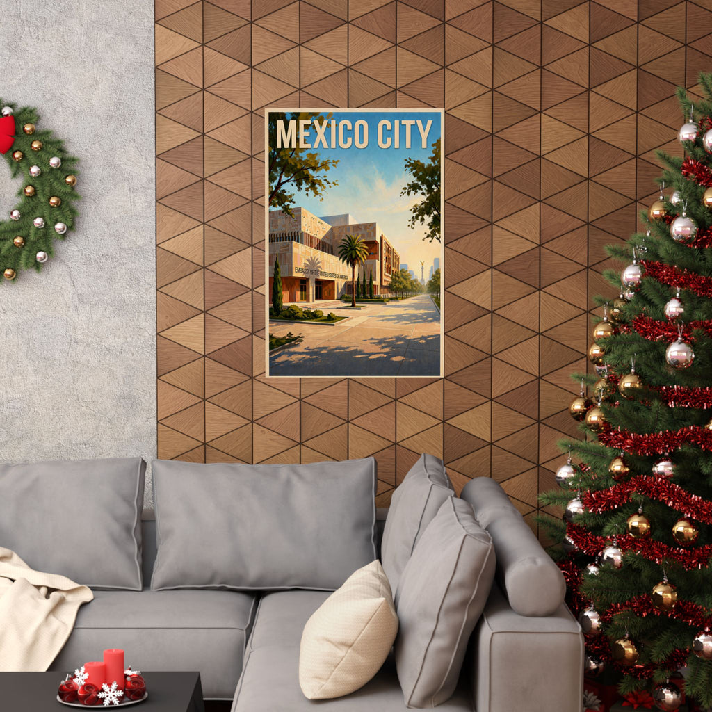 Mexico City Embassy Poster