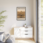 Jerusalem Embassy Wrapped Canvas Framed