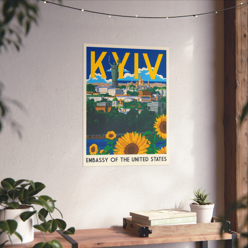 Kyiv Embassy Matte Vertical Poster