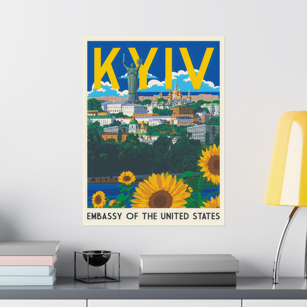 Kyiv Embassy Matte Vertical Poster