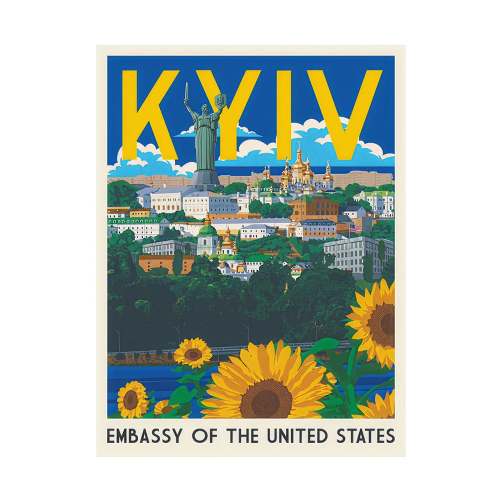 Kyiv Embassy Matte Vertical Poster