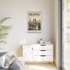 Beijing Embassy Wrapped Canvas Framed